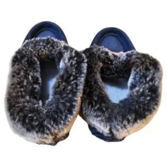 Laurentian Chief Canada Blue Mocassins - Picture 3 of 9